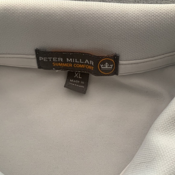I have bundle pack of Peter Millar XL White is a Dri fit and Black is 100 cotton - Picture 4 of 9